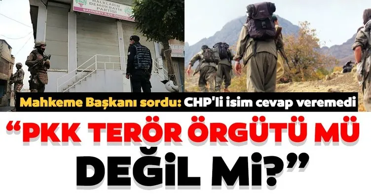Son dakika | Mahkeme Başkanı sordu: CHP’li isim cevap veremedi! PKK terör örgütü mü değil mi?
