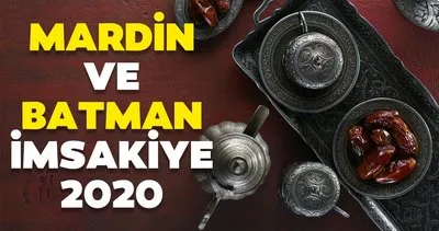Mardin ve Batman imsakiye ile iftar vakti! 2020 Batman ve Mardin’de sahur ve iftar saati kaçta?