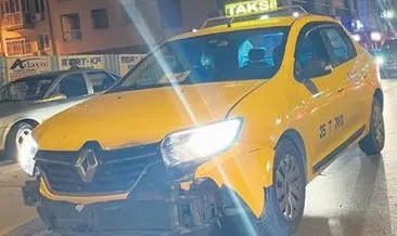 Eşinden kaçarken taksi çarptı, öldü #izmir