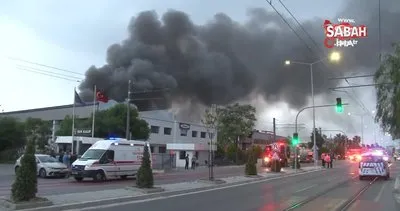 İzmir’de iki ayrı fabrikada çıkan yangın kontrol altına alındı | Video