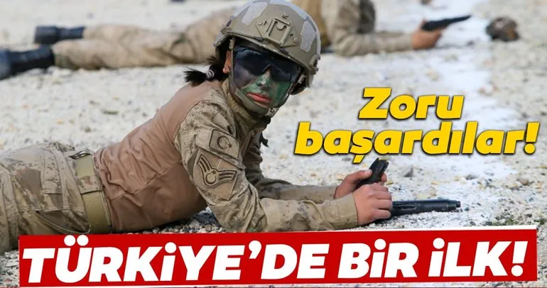 Türkiye’de bir ilki gerçekleştirdiler! Kadın Jandarma Komandolar göreve hazır