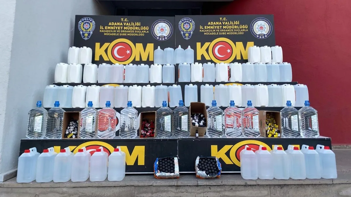 800 litre kaçak etil alkol ele geçirildi 800 litre kaçak etil alkol ele geçirildi