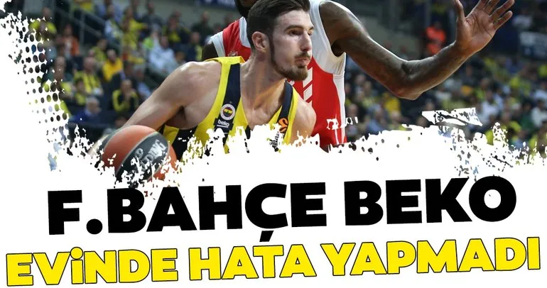 Fenerbahçe Beko 66 - 63 Kızılyıldız MAÇ SONUCU