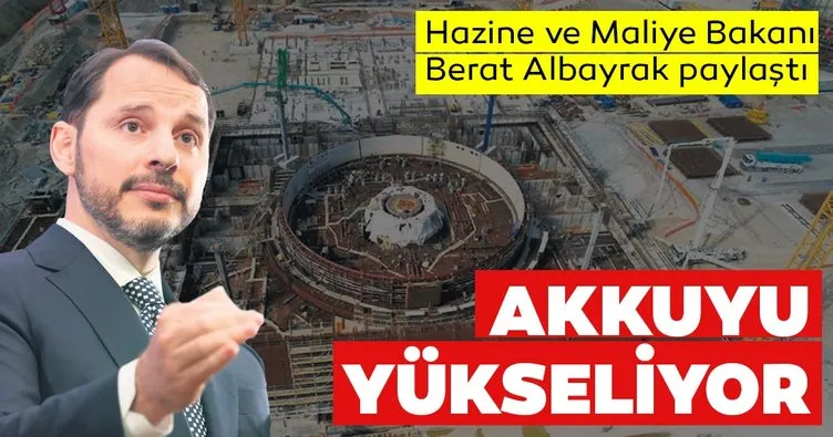 Akkuyu yükseliyor