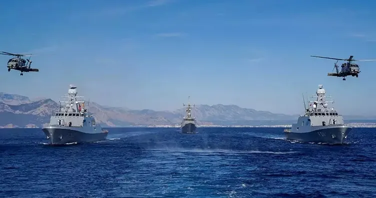 Doğu Akdeniz’de gövde gösterisi