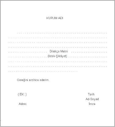 dilekce nasil yazilir nelere dikkat