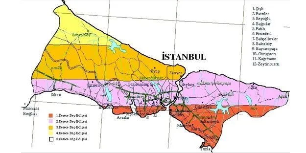 SON DAKİKA: İstanbul deprem haritası yayımlandı! İşte fay hattı bölgeleri ve yeni renkli ilçe ilçe risk haritası