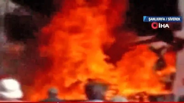 Son dakika haberi... Şanlıurfa'da yangın dehşeti! Panik anları kamerada | Video