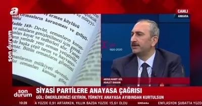 Adalet Bakanı Gül’den son dakika yeni anayasa açıklaması | Video