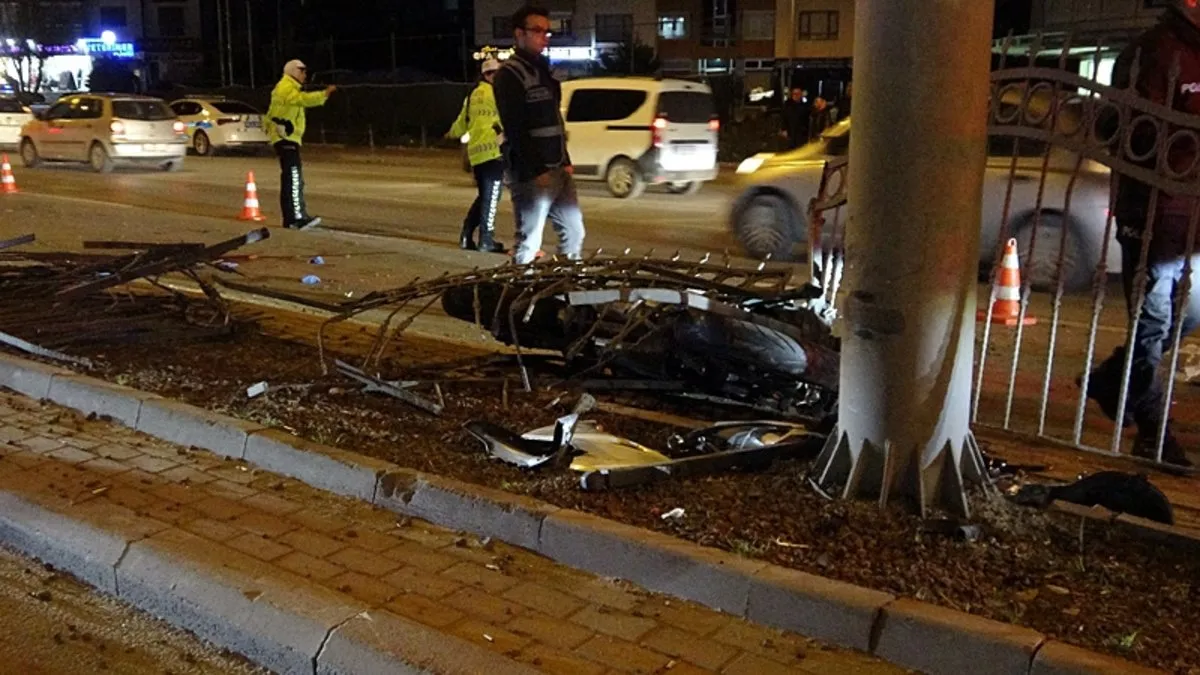 Konya’da motosiklet yarışı ölümle bitti!