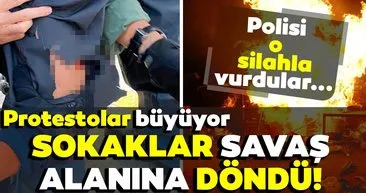 Son Dakika haberi: O ülkede sokaklar savaş alanına döndü! Göstericiler, polisi o silahla vurdu…
