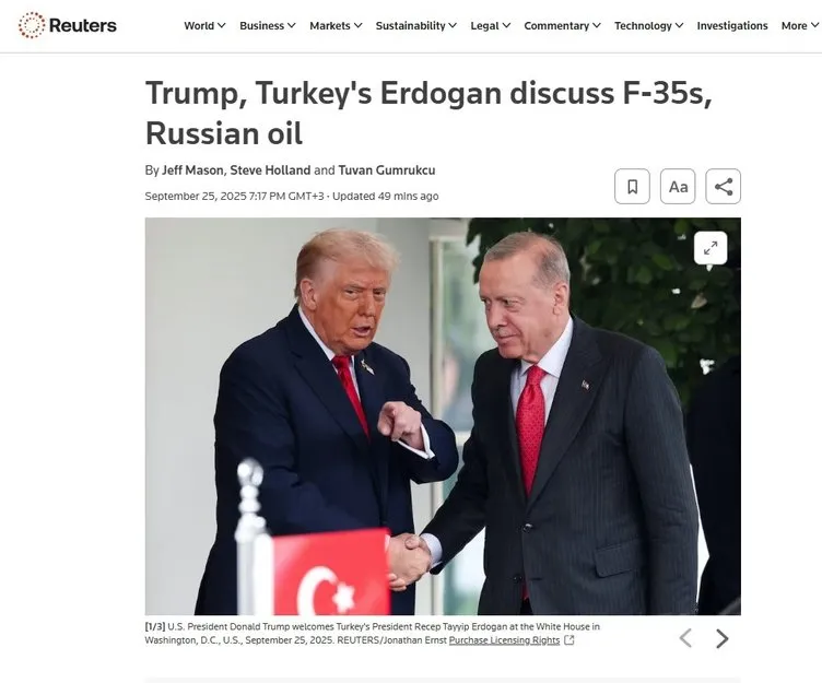 SON DAKİKA | Başkan Erdoğan ve Trump arasındaki tarihi zirve dünya basınında