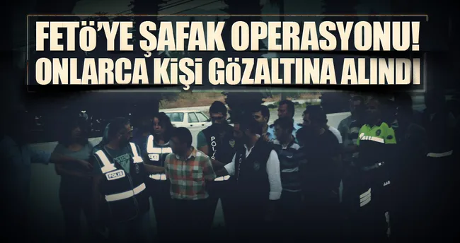İzmir merkezli 12 ilde FETÖ/PDY operasyonu