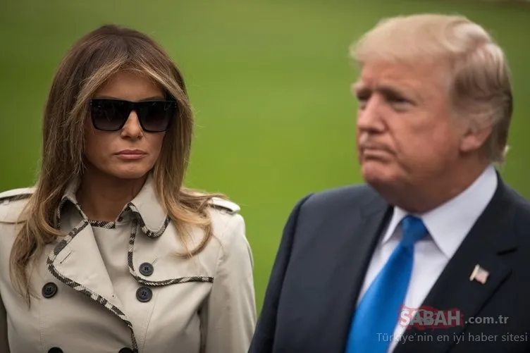 Son Dakika: ABD bu kareyi konuşuyor! Melenia Trump dublör mü kullanıyor?