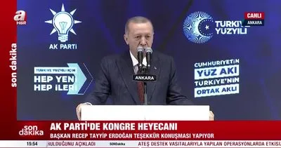 AK Parti Kongresi tamamlandı! Başkan Erdoğan’dan teşekkür konuşması | Video