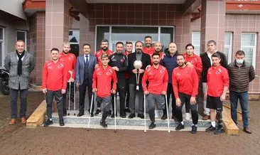 Ampute Milli Takımından DG Sivasspor Kulübüne ziyaret
