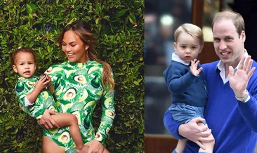 Çocuklarıyla aynı giyinen ünlüler