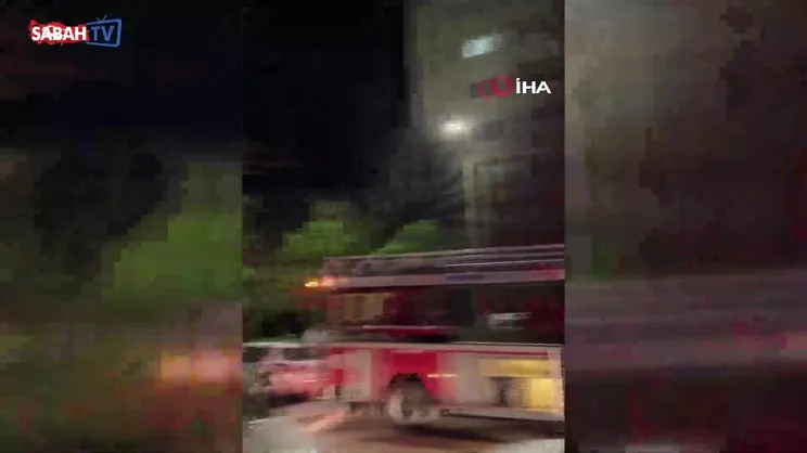 Etimesgut’ta apartman dairesinde yangın çıktı: Vatandaşlar apartmandan tahliye edildi | Video