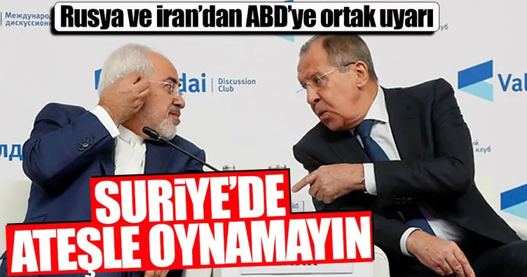Suriye’de ateşle oynamayın