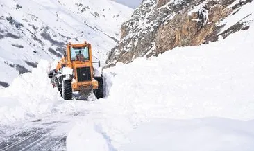 Ovit Yaylası beyaza büründü