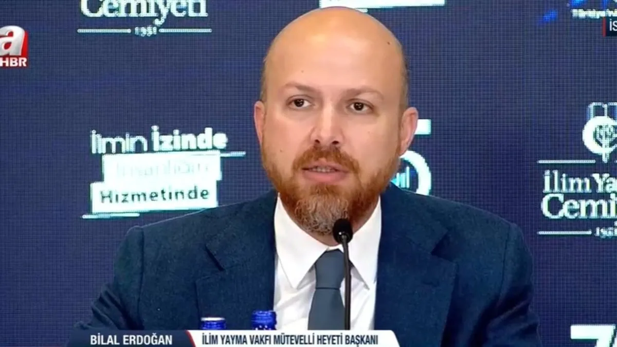 Bilal Erdoğan İlim Yayma Vakfı 77. yıl buluşmasında konuştu: Türkiye Yüzyılı hikayesinde önemli yapı taşı!
