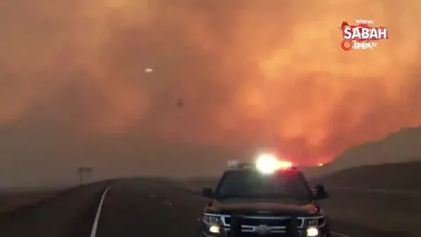 ABD'nin Kuzey Dakota eyaletinde orman yangını | Video