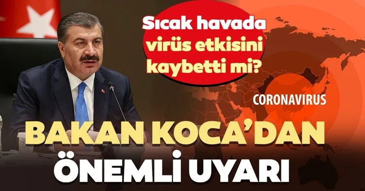 Sağlık Bakanı Fahrettin Koca’dan koronavirüs açıklaması!