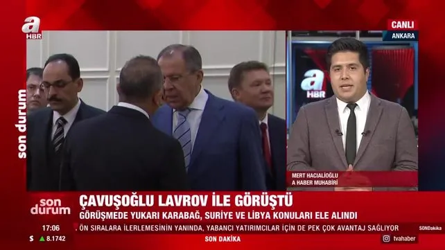 Son dakika! Dışişleri Bakanı Mevlüt Çavuşoğlu!dan Rusya Dışişleri Bakanı Sergey Lavrov'la kritik görüşme | Video