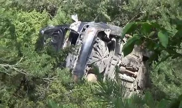 İspir’de otomobil şarampole yuvarlandı: 1 ölü, 2 yaralı