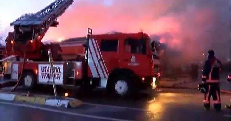 Beykoz’da korkutan gecekondu yangını