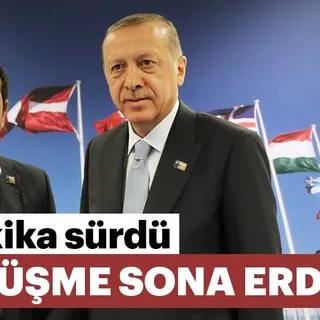 Erdoğan - Çipras görüşmesi sona erdi