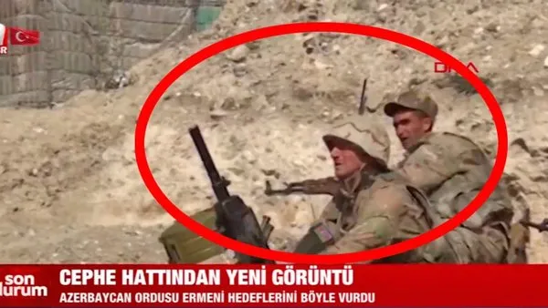 Son dakika haberi... Azerbaycan - Ermenistan cephe hattından flaş yeni görüntüler! Azerbaycan böyle vuruyor... | Video