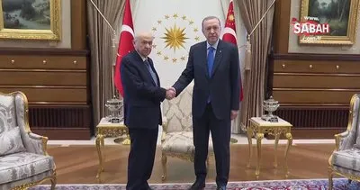 Başkan Erdoğan ve Bahçeli görüşmesi başladı | Video