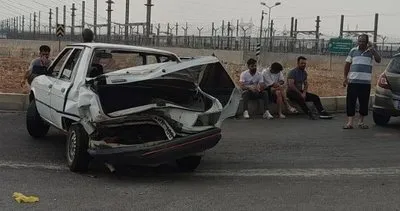 Bozova’da otomobil ile minibüs çarpıştı: 2 yaralı #sanliurfa