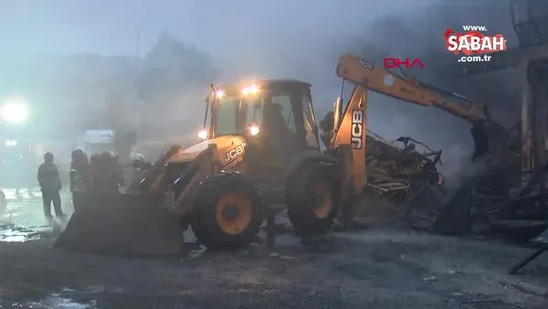 Samsun'da sanayi sitesinde yangın | Video