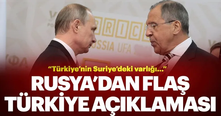 Lavrov: Türkiye ulusal güvenliğini sağlamak için Suriye’ye operasyon yapıyor
