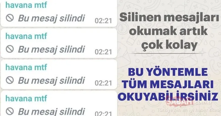 whatsapp ta silinen mesajlari bu