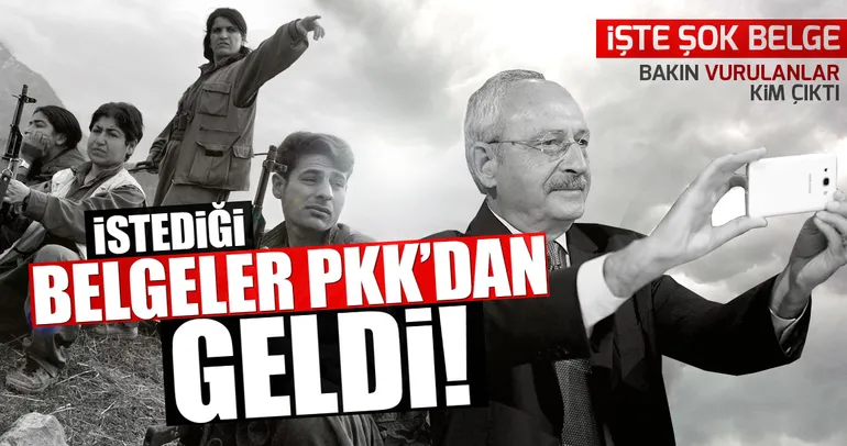 Kılıçdaroğlu ve Tanrıkulu’nun istediği şok belgeler PKK’dan geldi!