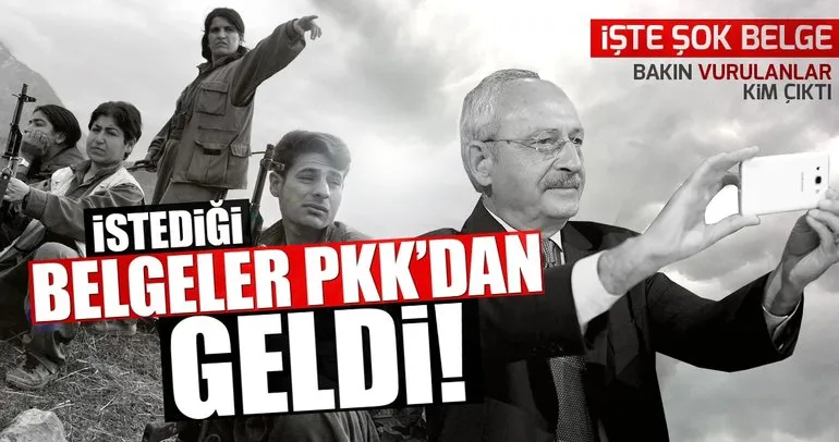Kılıçdaroğlu ve Tanrıkulu’nun istediği şok belgeler PKK’dan geldi!