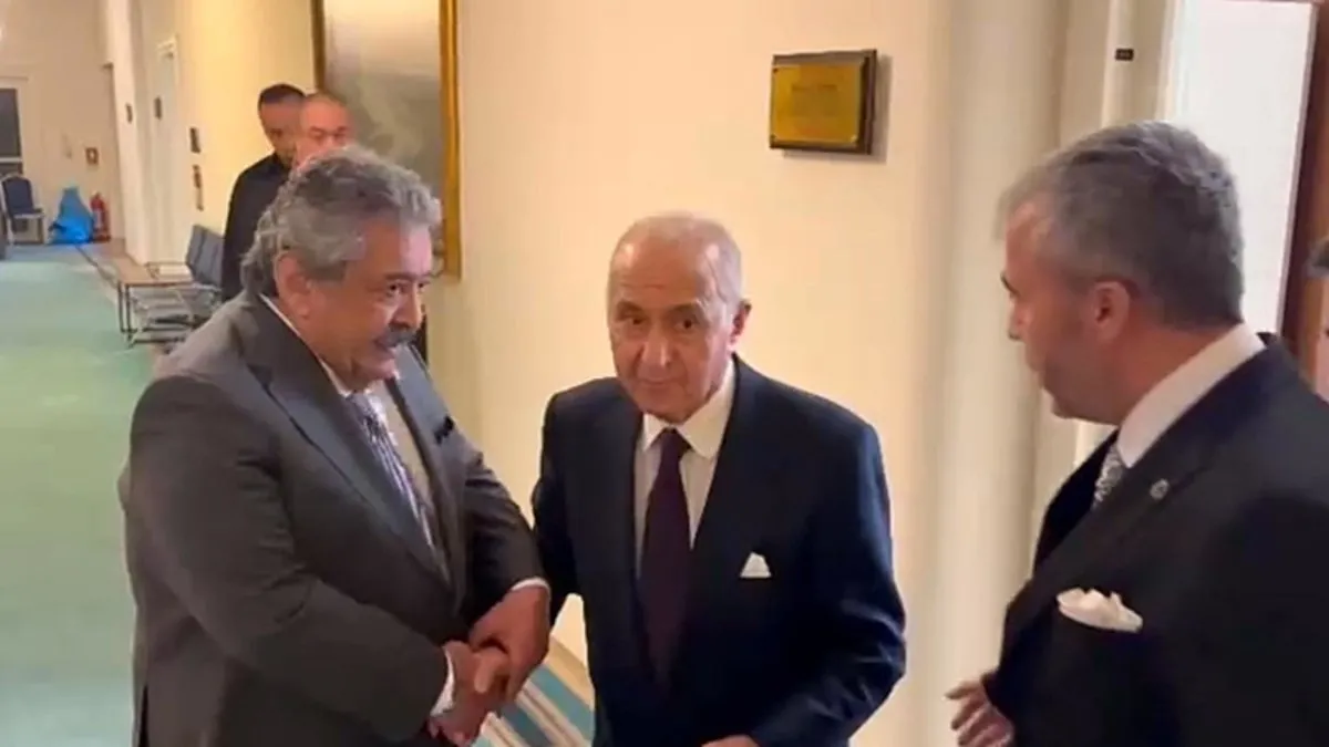 Hikmet Çetin, MHP’li Feti Yıldız ile görüştü Hikmet Çetin, MHP’li Feti Yıldız ile görüştü