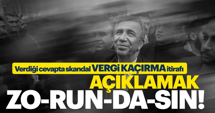 AK Parti’den flaş Mansur Yavaş açıklaması: Biz taraf değiliz, Sen soruları cevapla!