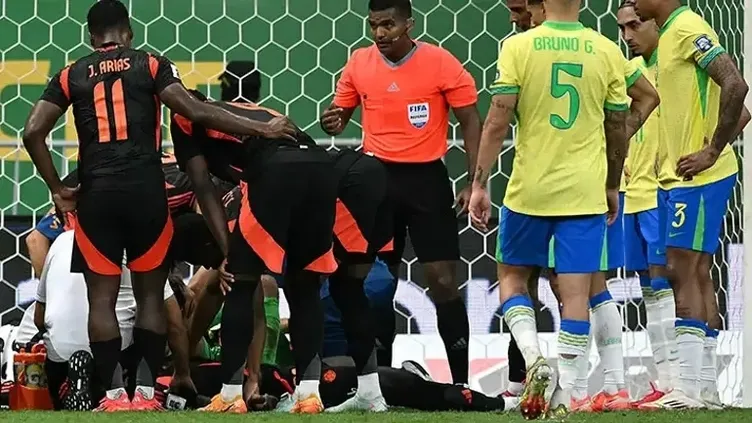 Son dakika haberi: Davinson Sanchez’den korkutan anlar! Brezilya-Kolombiya maçında iki yıldız isim yere yığıldı...