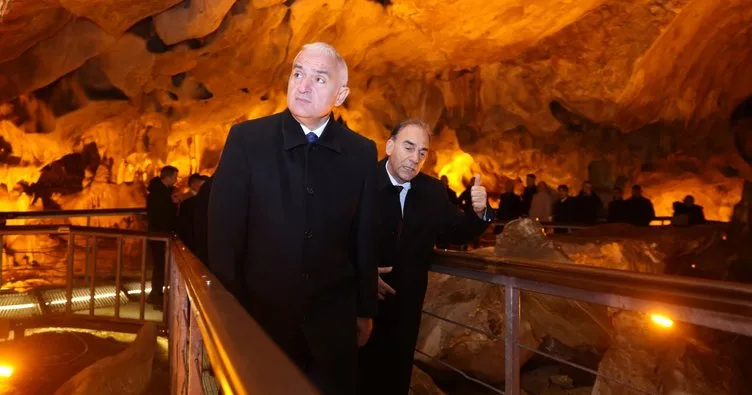 Kültür ve Turizm Bakanı Ersoy, Ankara’daki Tulumtaş Mağarası’nı ziyaret etti: