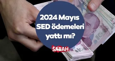 SED YARDIM ÖDEME tıkla-sorgula 2024 Mayıs: SED yardım ödemeleri yattı mı?