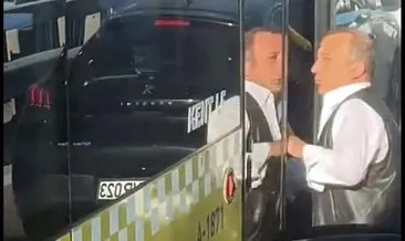 İETT şoförü yol vermeyen araç sürücüsüne bıçak çekti! #istanbul