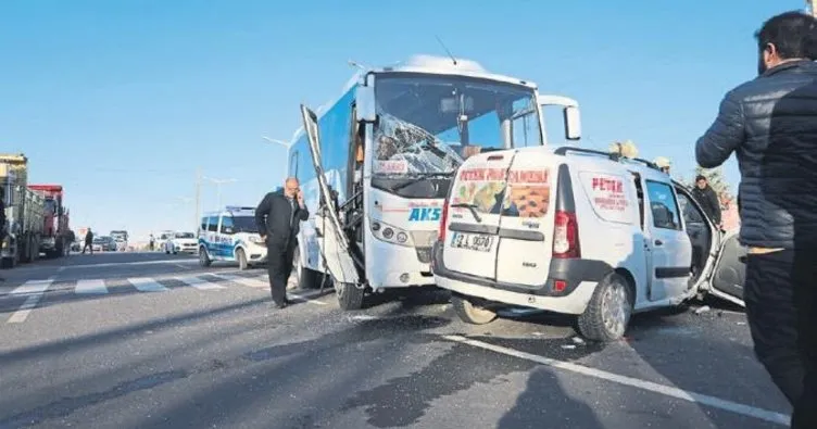 Bor yolunda kaza: Dört kişi yaralandı