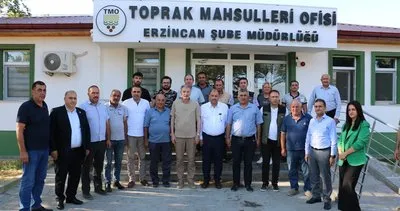 TMO Genel Müdürü Ahmet Güldal Erzincan’a geldi