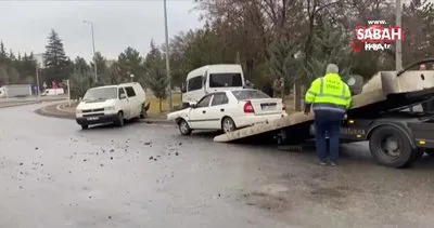 Kayseri’de 3 araç kaza yaptı: 1’i ağır 7 yaralı | Video