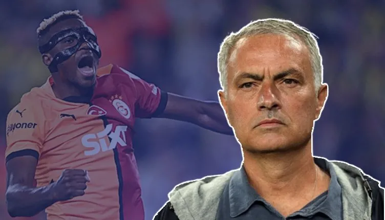 Fenerbahçe Galatasaray derbisi dünya basınında! Mourinho alay konusu oldu! Osimhen...
