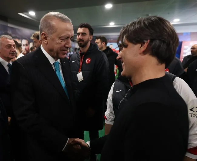 Başkan Erdoğan ve Milli Takım